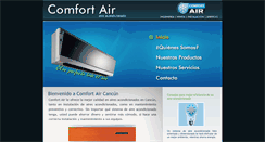 Desktop Screenshot of comfortair.com.mx